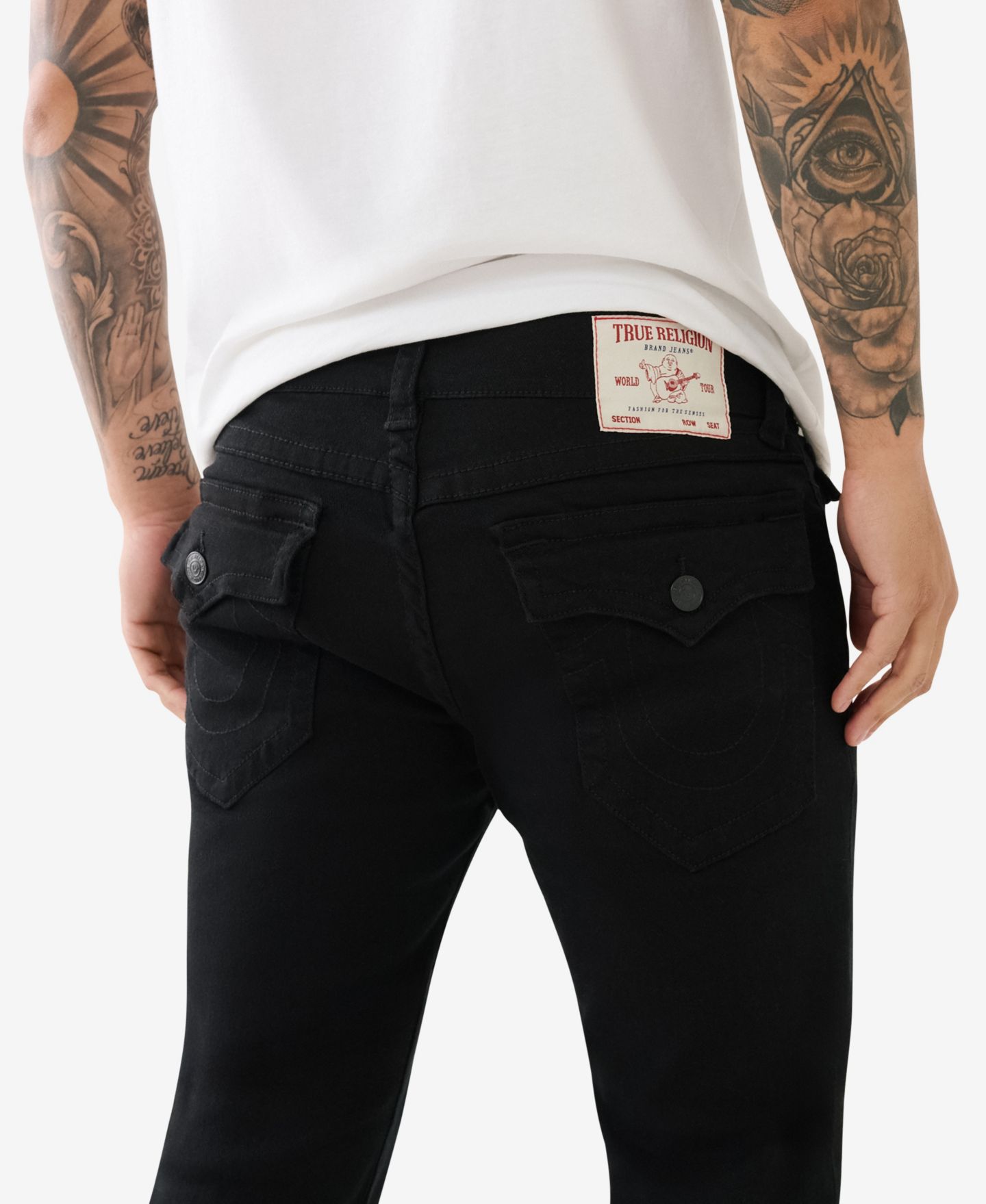Мужские джинсы True Religion Skinny-Fit Rocco, цвет: 2sb Body R — фото 4