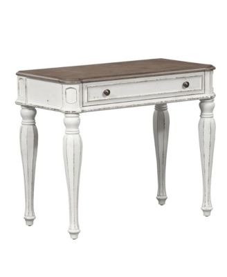 Liberty Furniture Magnolia Manor Accent Vanity Desk/Night Stand in Antique