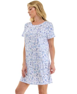 Women's Relaxed Short-Sleeve Sleep Shirt