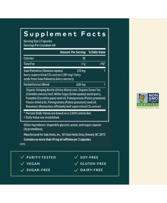 Prostate Health - Supports Prostate Health and Function for Men - With Saw Palmetto, Green Tea - 120 Liquid Phyto-Caps (60 Servings)