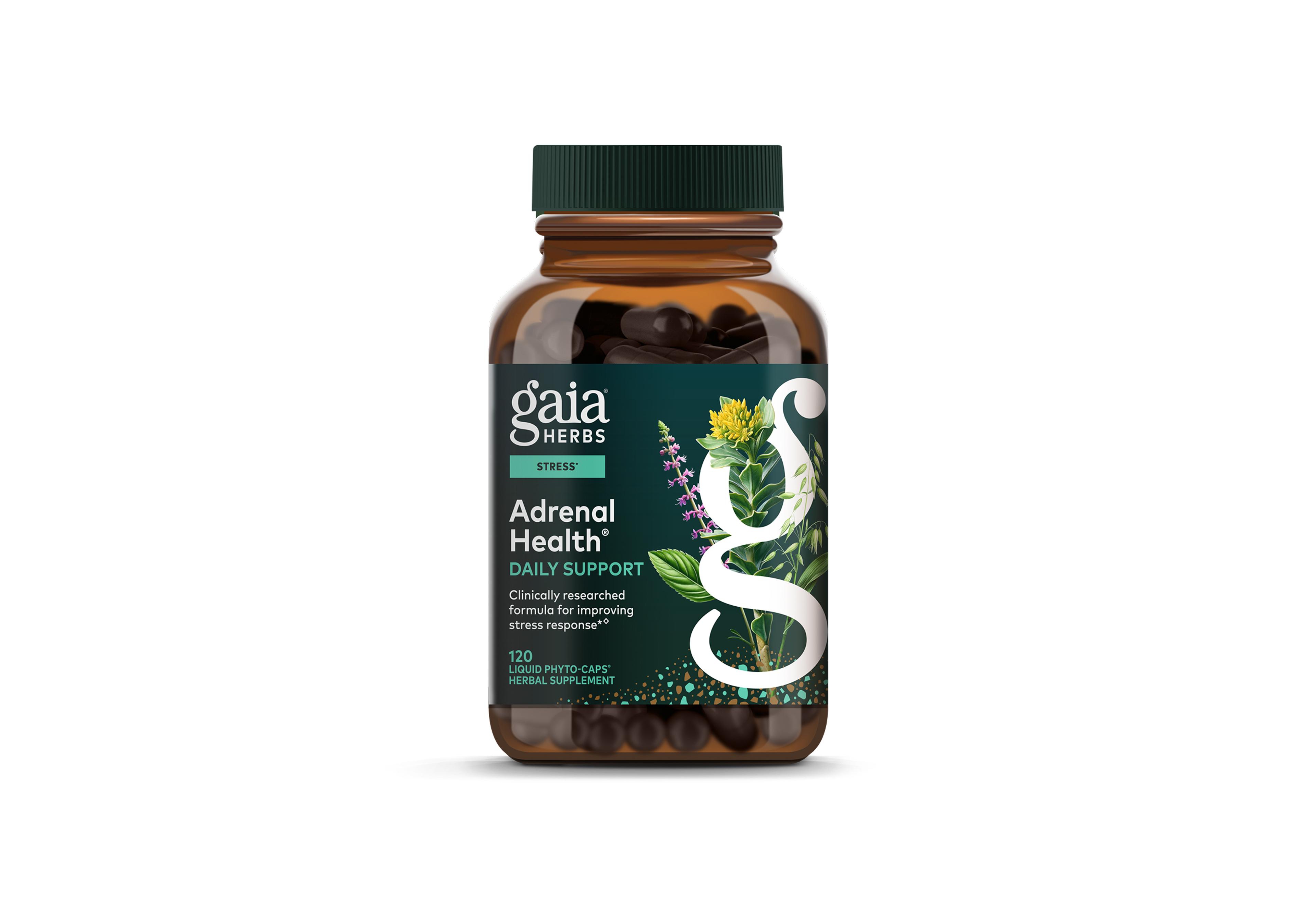Gaia Herbs Adrenal Health Daily Support - With Ashwagandha