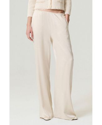 Women's Elastic-Waist Relaxed Pants
