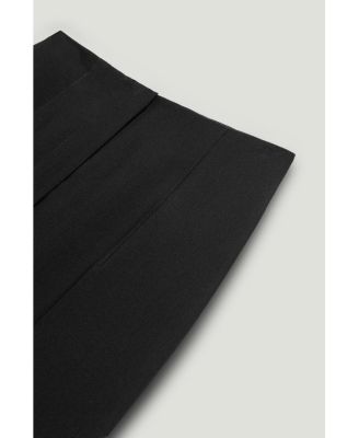 Women's Cuffed Wide-Leg Trousers