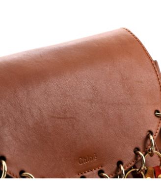 Small Multicolor Fringe Hudson Bag Leather