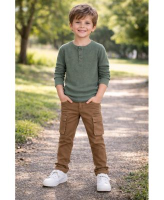 Big Boys Flex Slim Fit Cargo Pants 8-18