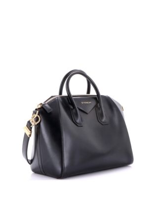 Medium Antigona Bag Glazed Leather