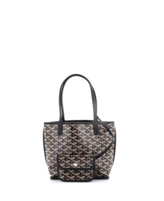 Mini Anjou Reversible Tote Coated Canvas