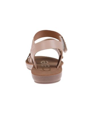 Big Girls Flat Adjustable Strappy Sandals