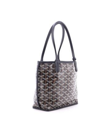 Mini Anjou Reversible Tote Coated Canvas