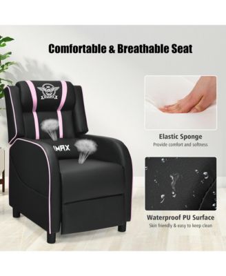 Massage Gaming Recliner Chair Racing Single Lounge Sofa Home Theater Seat