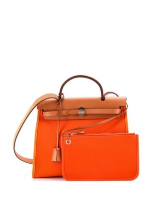 31 Herbag Zip Leather and Toile