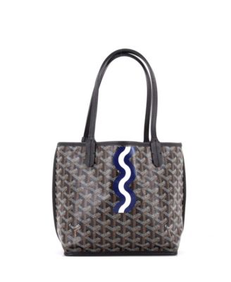 Mini Anjou Reversible Tote Printed Coated Canvas