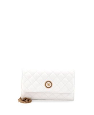Icon Wallet on Chain Quilted Leather