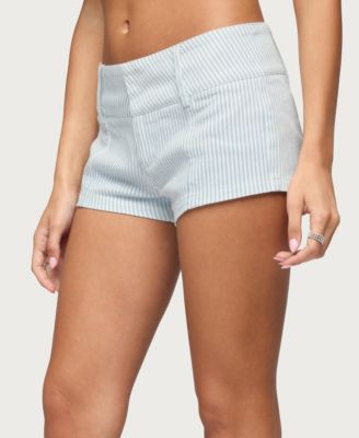 Women's Myah Pinstripe Micro Shorts