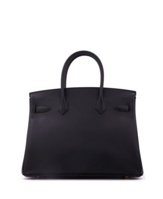 Birkin 30 Handbag Black Epsom with Gold Hardware
