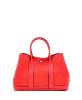 30 Garden Party Tote Toile and Leather