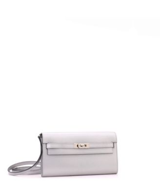 Kelly To Go Wallet Metallic Chevre Chamkilight