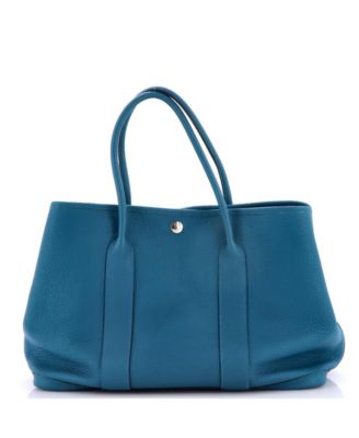 36 Garden Party Tote Leather