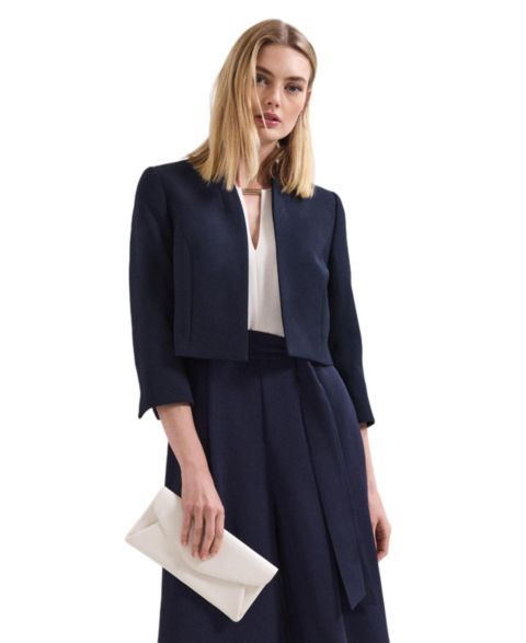 Женские куртки Phase Eight Women's Catherine Cropped 3/4 Sleeve Jacket
