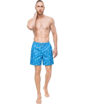 Men's Compression Liner Swim Trunks with Back Zipper Pocket