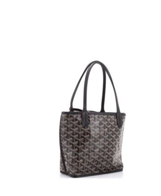 Mini Anjou Reversible Tote Coated Canvas