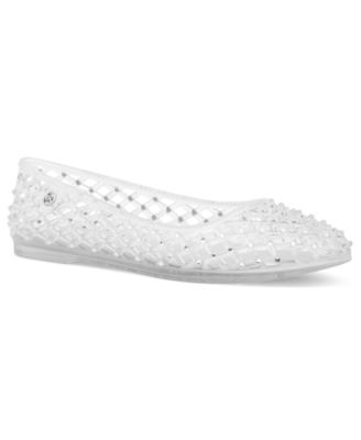 MICHAEL Women's Pixie Jelly Slip-On Ballet Flats