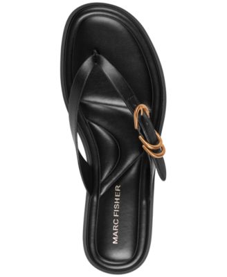 Women's Retry Buckle Strap Flat Slip-On Sandals