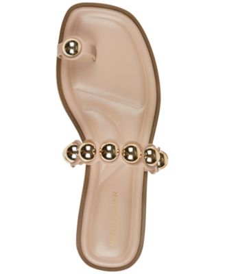 Women's Zaby Ornamented Toe Ring Flat Sandals