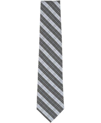 Men's Double Plaid Pattern Tie