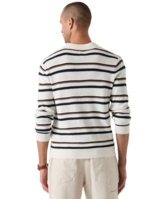 Men's Stanton Striped Polo Sweater