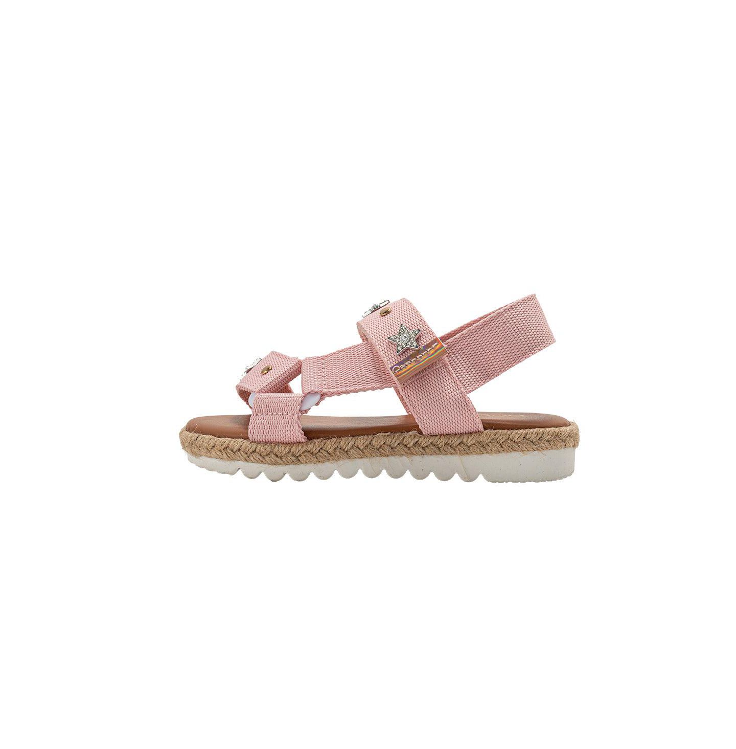 Сандалии Bebe Sport Fashion Sandals - Comfortable Shoes with Playful Charms для девочек, цвет: Розовый — фото 4