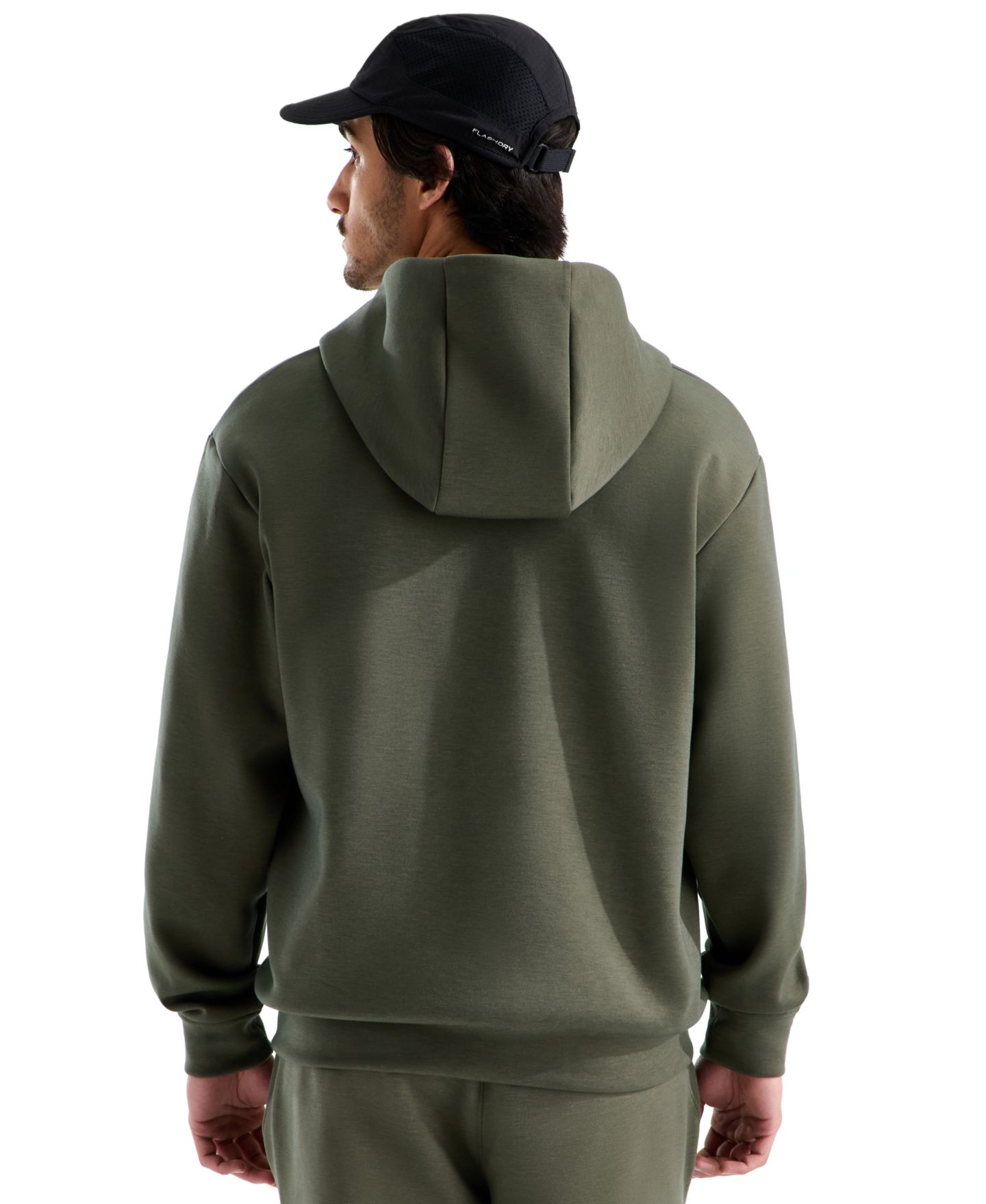 Мужское худи The North Face Dynamic Quarter-Zip, цвет: Серо-коричневый зелёный — фото 4