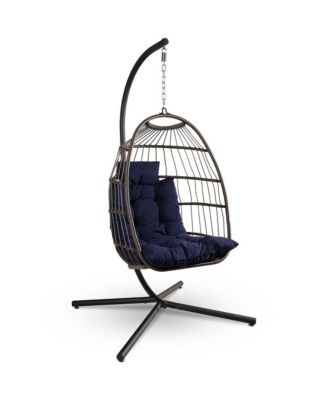 Egg Swing Chair - Indoor/Outdoor Hanging Chair with Stand