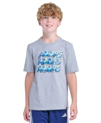 Boys' 8-20 Short-Sleeve Chrome Lineage Stack Heather T-Shirt