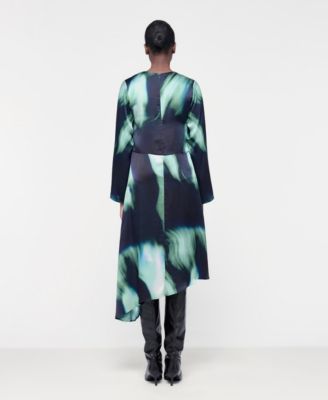 Women's Printed Paneled Dress