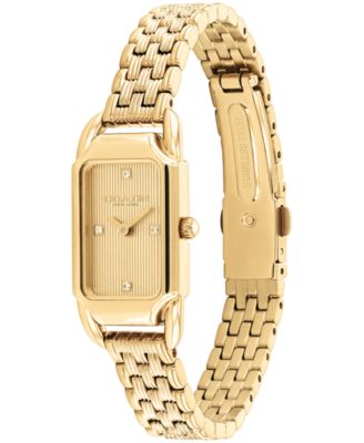 Women's Cadie Gold Tone Stainless Steel Bracelet Watch, 17.5mm
