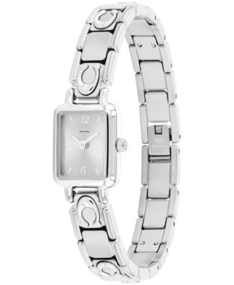 Women's Mara Silver Tone Stainless Steel Bracelet Watch, 15.5mm