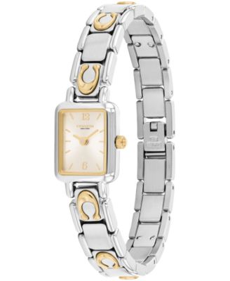 Women's Mara Two Tone Stainless Steel Bracelet Watch, 15.5mm