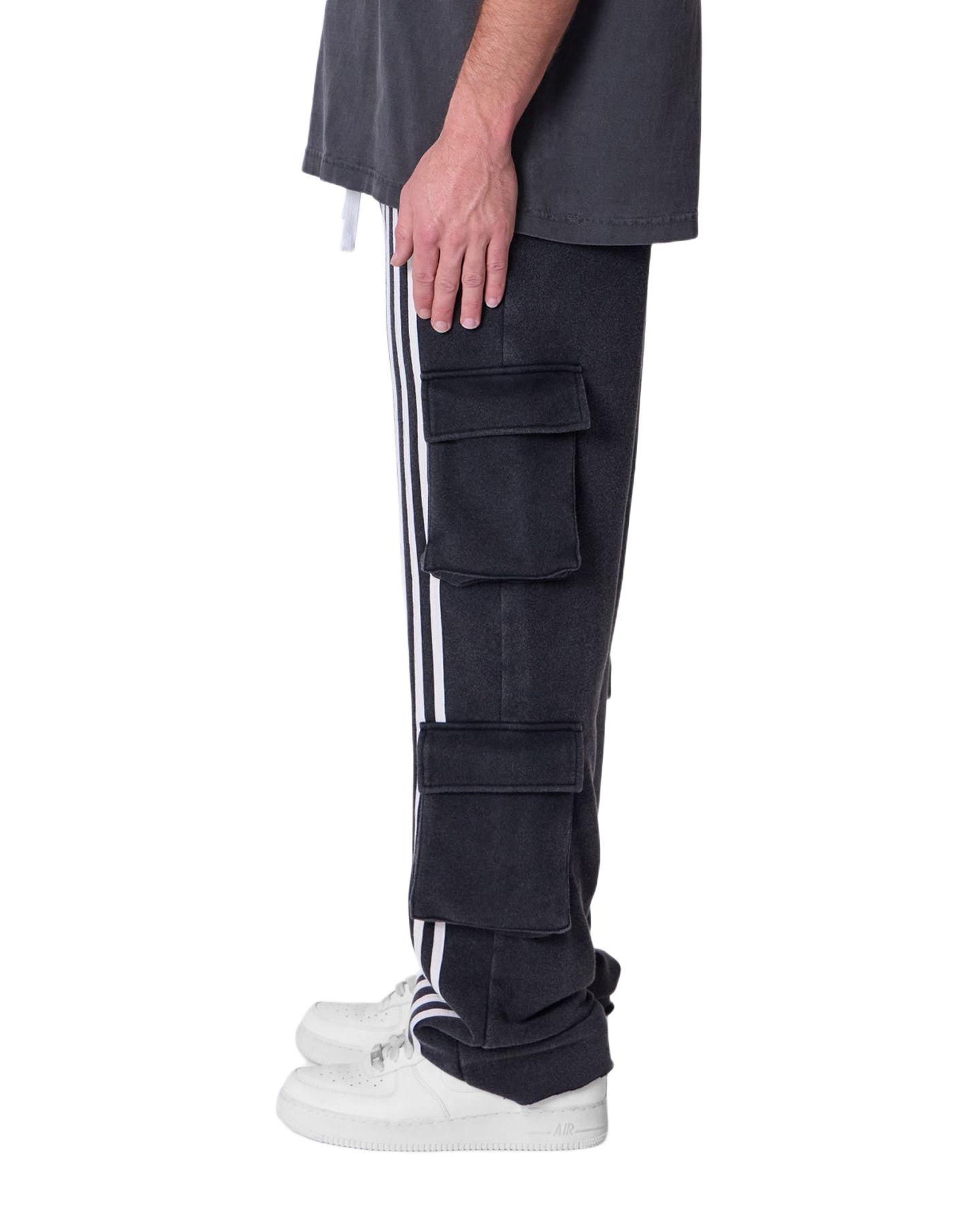 Мужские брюки mnml Front Stripe Sweatpants, цвет: Чёрный — фото 3