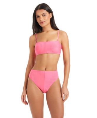 Women's Refresh Ribbed High-Rise Swim Bottoms