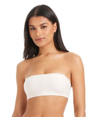 Women's Tie-Back Bandeau Bikini Top