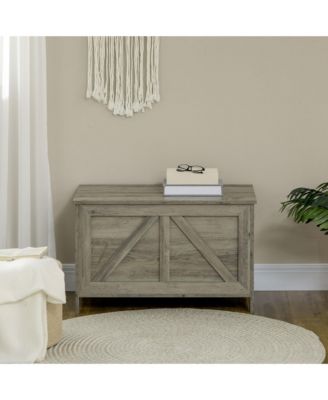 19" Farmhouse Storage Chest Organizer,