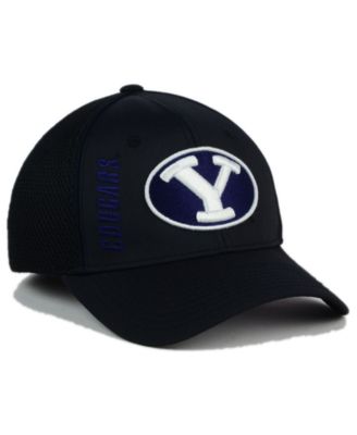 Casquette Zephyr NCAA Brigham Young Cougars – Courbée, Taille Small, Bleu Marine/Gris