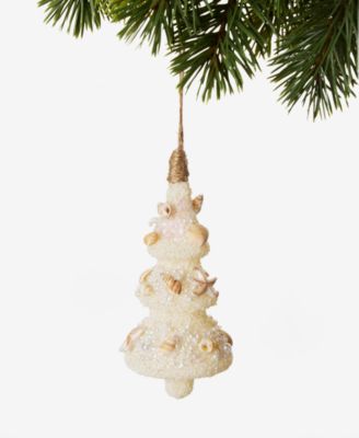 Seaside Glass Shell Tree Ornament