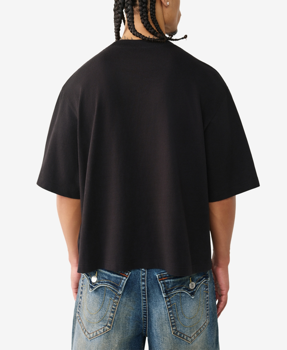 True Religion Men's Short-Sleeve Multi Logo T-Shirt