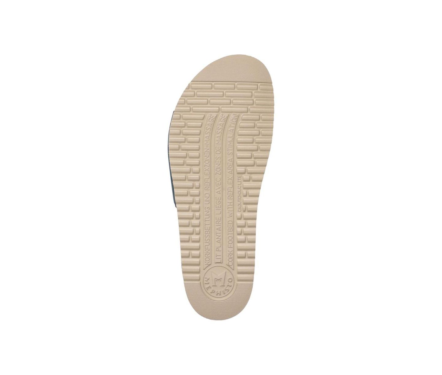 Женские сандалии Mephisto Hanik Nubuk Leather Slide, цвет: Тёмно-синий — фото 5