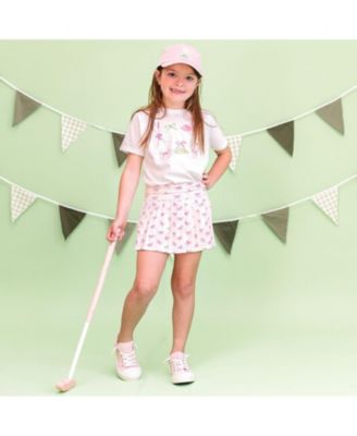 Girls Golf Tee Bow Patch Baseball Hat