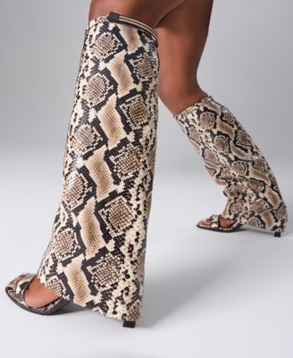 x June Ambrose Women's Nova-Shaft Strappy Sandals