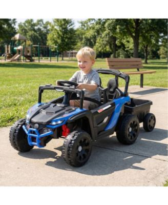 12V Electric Ride On Tractor with Parent Remote for Kids
