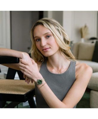 Women's Gold Chain Link Bracelet, 7" Chain